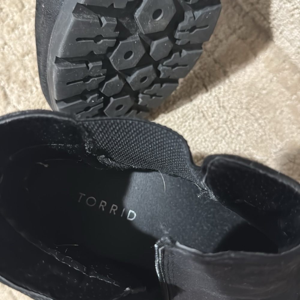 Torrid Black Chelsea ankle Boots - Picture 6 of 6